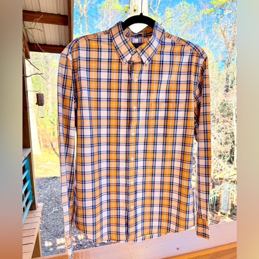 Men’s J. Crew Long Sleeve Shirt Slim Untucked Size Large​